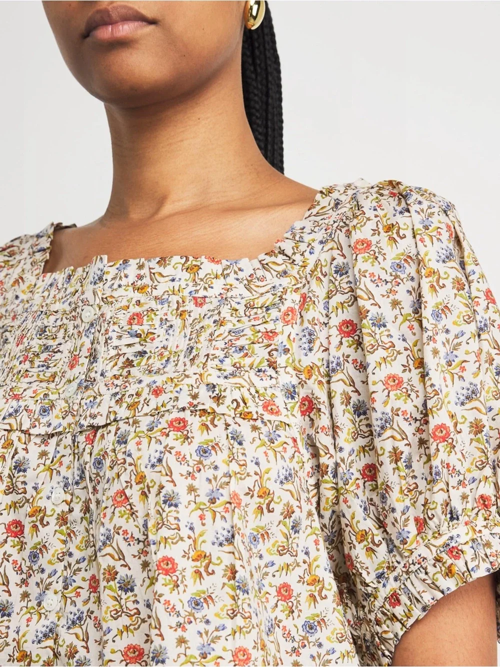 DÔEN Farley Top in Jardin du Chateau size S